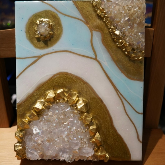 Wall Art - Geode(Resin) - Comment to custom order - Picture 2 of 11